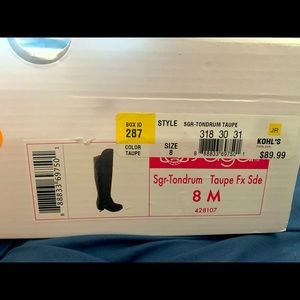 Brand new, knee high boots